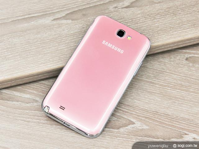 女孩專屬筆記本 三星GALAXY Note 2櫻花粉圖賞