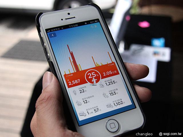 UP時尚智慧手環搭配專屬APP 記錄生活每一刻
