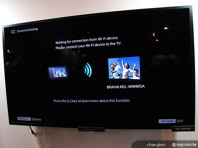 BRAVIA電視內建觸控、螢幕鏡射 支援索尼手機畫面同步