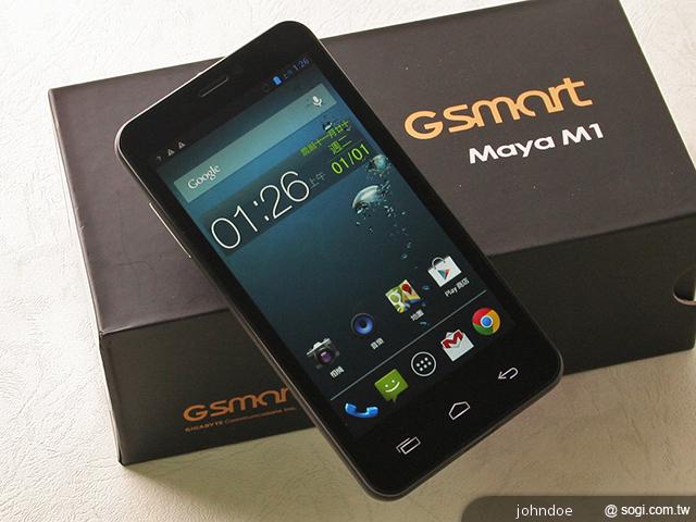 國產4.5吋、雙卡雙核 GSmart Maya M1