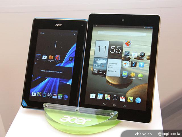 宏碁推平價四核平板Iconia A1與觸控筆電Aspire P3/R7