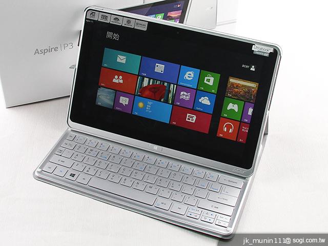 Acer Aspire P3觸打雙用 筆電、平板功能集一身