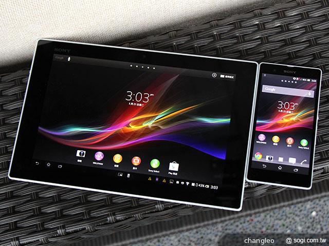 索尼旗艦防水平板Xperia Tablet Z驚艷登台