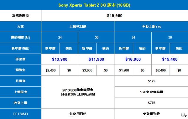 索尼旗艦防水平板Xperia Tablet Z驚艷登台