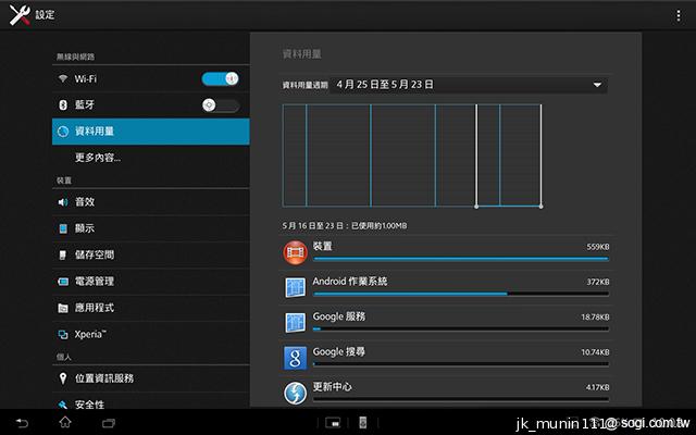 索尼美型四核防水平板Xperia Tablet Z 功能實測
