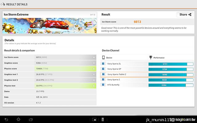 索尼美型四核防水平板Xperia Tablet Z 功能實測