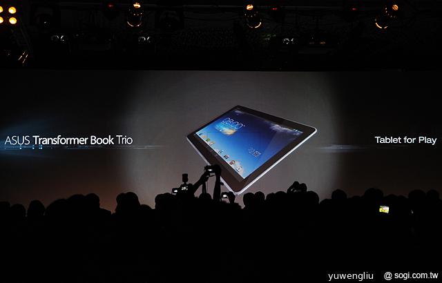 雙系統三段變形ASUS Transformer Book Trio發表【Computex 2013】