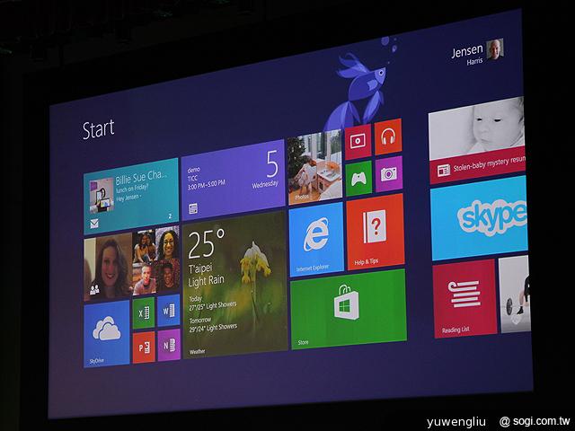 微軟發表Windows 8.1 小平板買就送Office2013【Computex 2013】