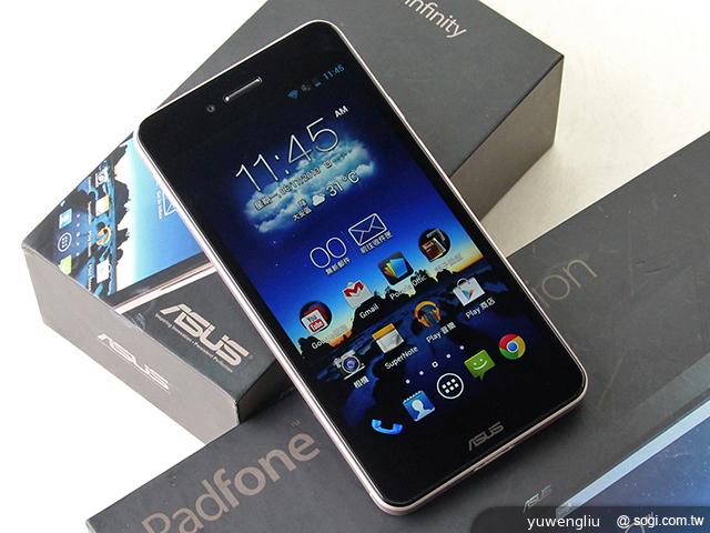 華碩PadFone Infinity變型手機 上質金更顯風華