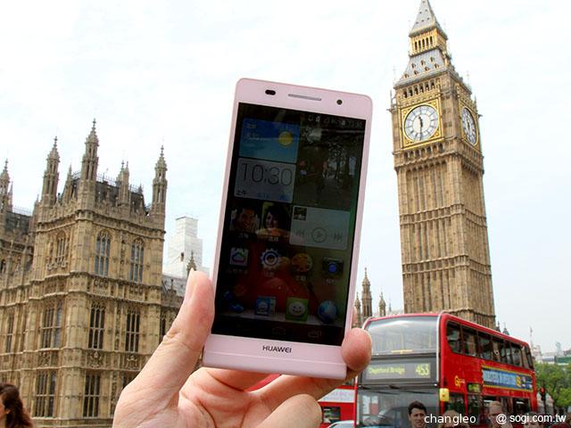 全球最輕薄手機 華為Ascend P6 倫敦體驗！
