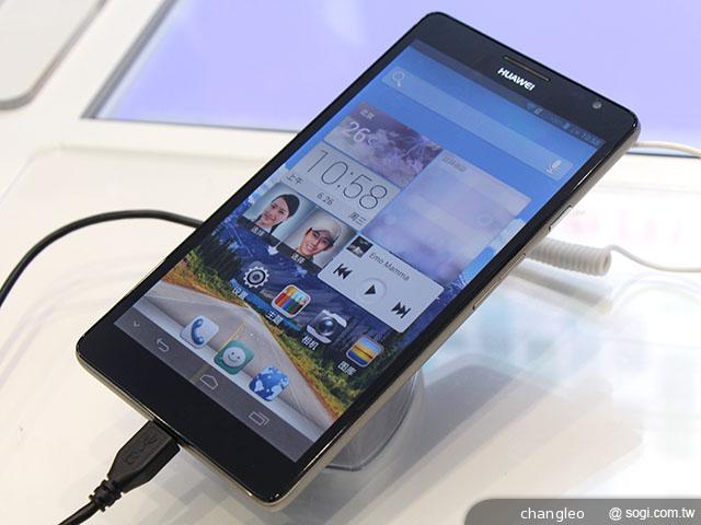 華為展出超薄手機Ascend P6與多款旗艦機【MAE 2013】