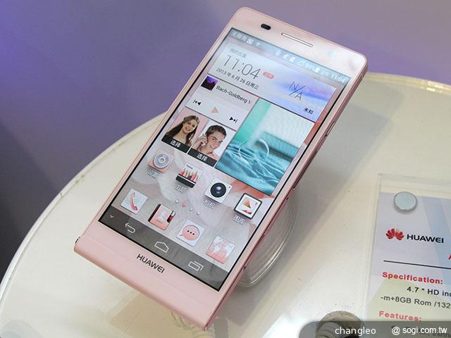 華為展出超薄手機Ascend P6與多款旗艦機【MAE 2013】