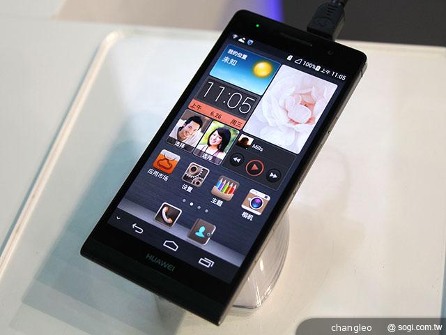 華為展出超薄手機Ascend P6與多款旗艦機【MAE 2013】