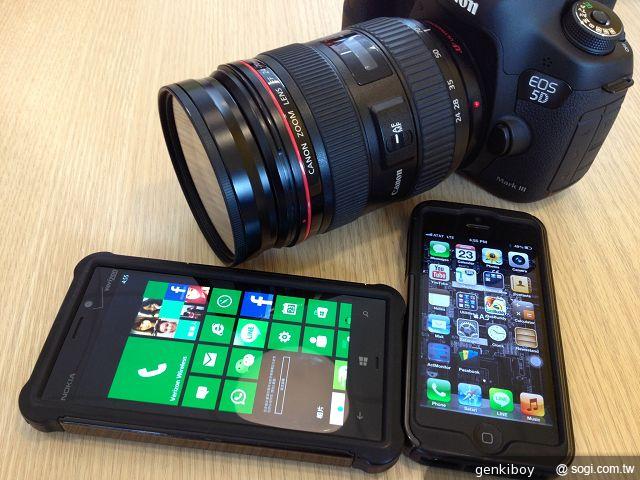 NOKIA Lumia 928、iPhone5對決單眼5D3跨界火拼！