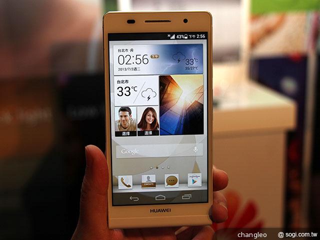 華為輕薄手機Ascend P6 空機14900搶市