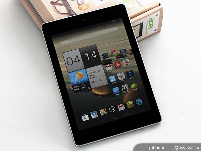 7.9吋平價四核平板Acer Iconia A1 能以手勢開啟App