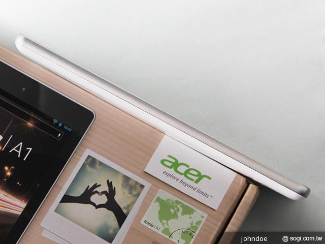 7.9吋平價四核平板Acer Iconia A1 能以手勢開啟App