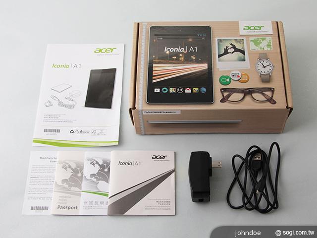 7.9吋平價四核平板Acer Iconia A1 能以手勢開啟App