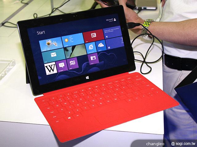 微軟平板Surface RT、Surface Pro 8/4台灣齊開賣