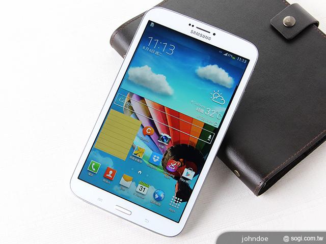 三星GALAXY Tab 3 8.0 七吋體積享受八吋視野