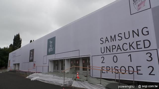 SAMSUNG Note 3即將登場 發表現場搶先看