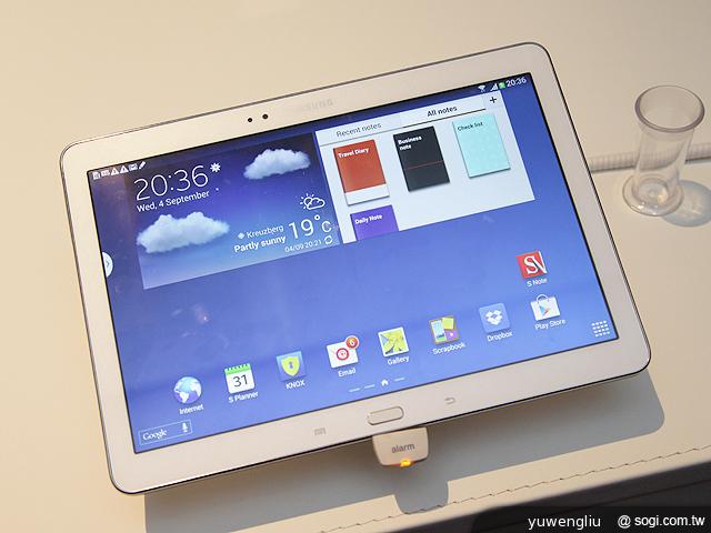 2014版SAMSUNG Note 10.1平板發表 更薄更強捍【IFA 2013】