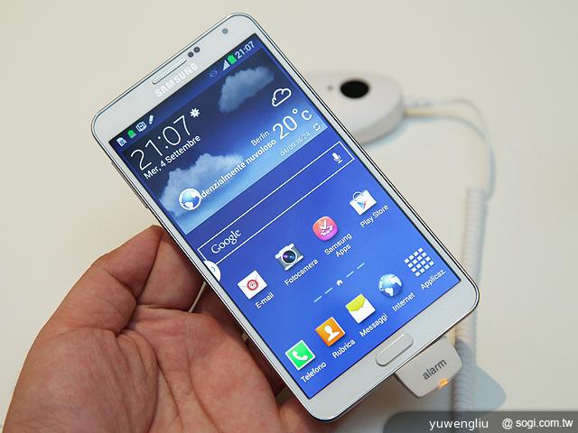 5.7吋+3GB RAM!SAMSUNG Note 3德國速測【IFA 2013】 5.7吋+3GB RAM!SAMSUNG Note 3德國速測【IFA 2013】
