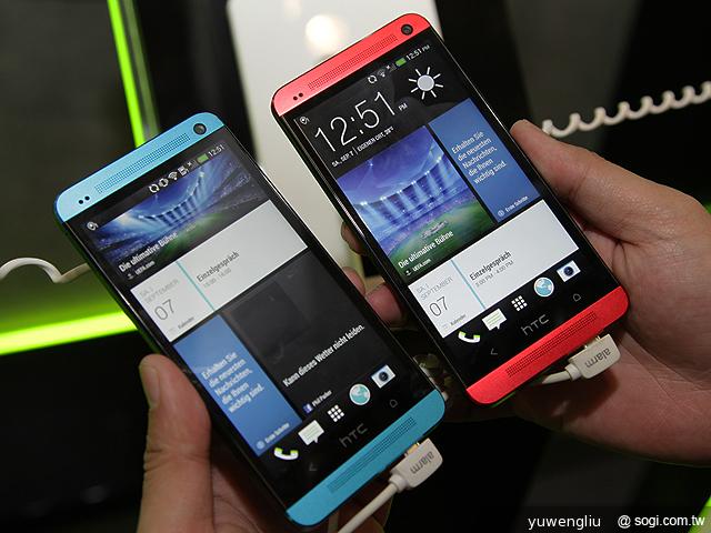 新HTC One極光藍新色 德國搶先動手玩【IFA 2013】 新HTC One極光藍新色 德國搶先動手玩【IFA 2013】