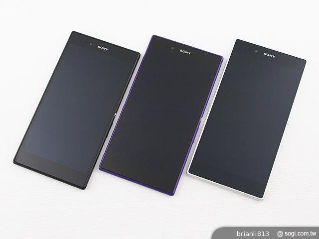 Sony Xperia Z Ultra迷戀紫開賣 三色同台競美