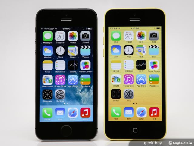 Apple iPhone 5S/5C 美國首賣開箱簡易測