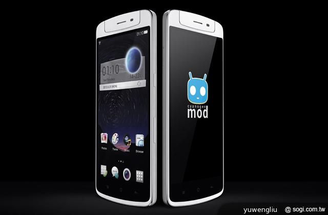 OPPO N1發表 內建206°翻轉13MP相機