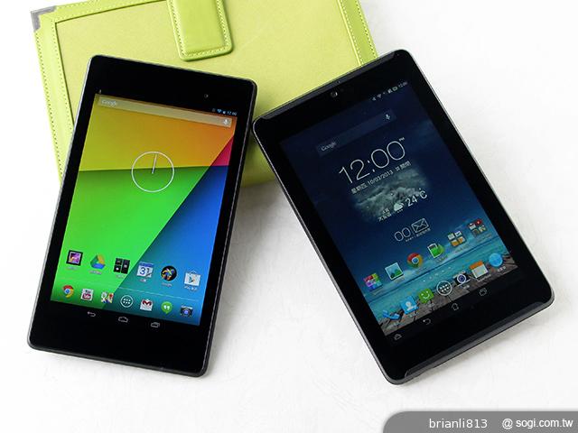 同價格、同尺寸 二代Nexus 7與Fonepad 7怎麼選? 同價格、同尺寸 二代Nexus 7與Fonepad 7怎麼選?