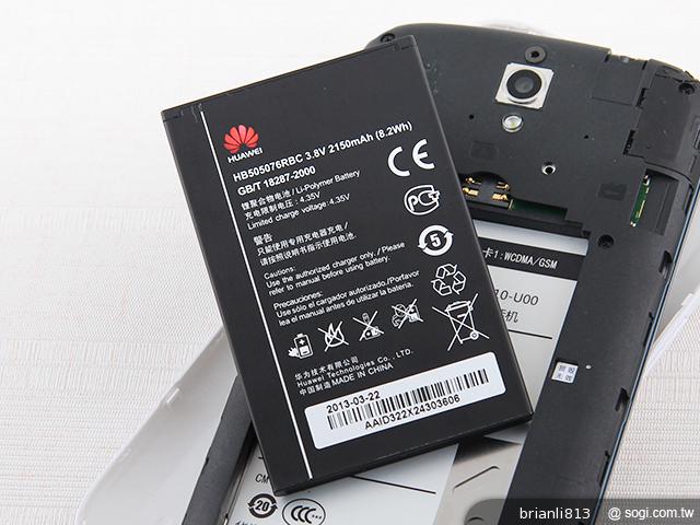 圓潤窄框四核雙卡手機 HUAWEI Ascend G610