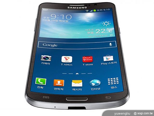 首款軟性OLED手機 三星GALAXY Round發表