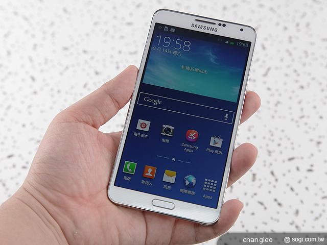 三星Note3 3G、LTE版16GB、香頌粉新色 台灣11月陸續開賣