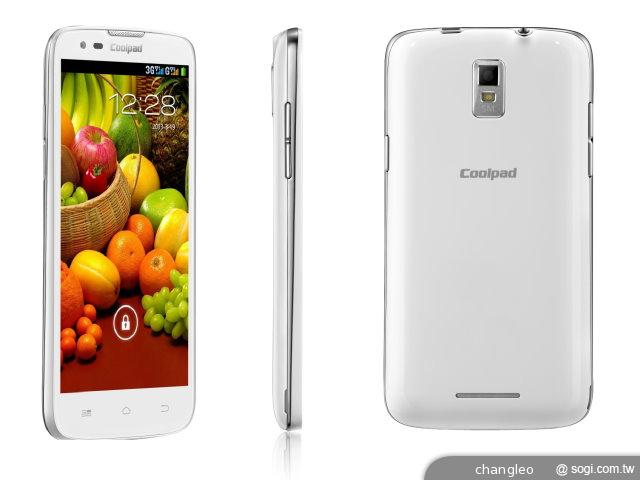 5吋四核雙卡機Coolpad 7295T 搭配中華資費開賣