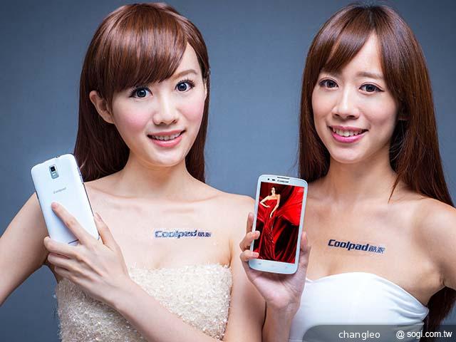 5吋四核雙卡機Coolpad 7295T 搭配中華資費開賣