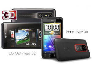 HTC EVO 3D、LG Optimus 3D大亂鬥！