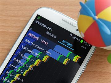 三星GALAXY S III效能實測 技壓群雄好強悍