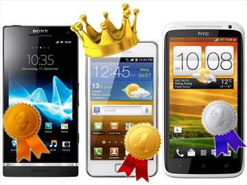 三星S2榮登2012「人氣手機王」​ HTC Butterfly異軍突起