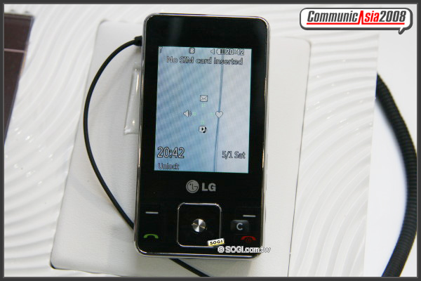 【CommunicAsia 2008】500 萬畫素 LG KC550 & Viewty 新色 【CommunicAsia 2008】500 萬畫素 LG KC550 & Viewty 新色