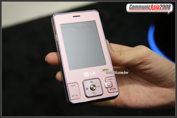 【CommunicAsia 2008】500 萬畫素 LG KC550 & Viewty 新色 【CommunicAsia 2008】500 萬畫素 LG KC550 & Viewty 新色