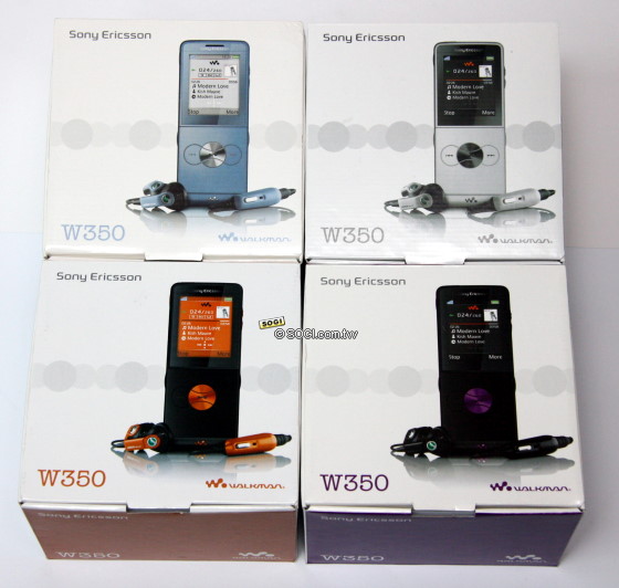 四色齊開箱! SE W350i 驚艷夏天 四色齊開箱! SE W350i 驚艷夏天