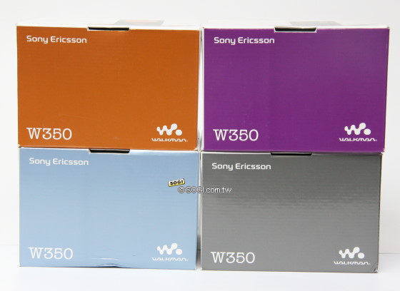 四色齊開箱! SE W350i 驚艷夏天 四色齊開箱! SE W350i 驚艷夏天