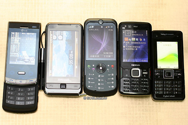 謎底揭曉!五大品牌 500 萬畫素最夯手機圖解 謎底揭曉!五大品牌 500 萬畫素最夯手機圖解