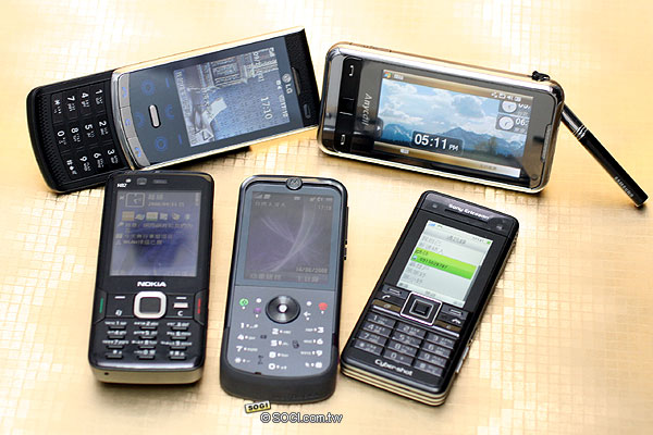 謎底揭曉!五大品牌 500 萬畫素最夯手機圖解 謎底揭曉!五大品牌 500 萬畫素最夯手機圖解