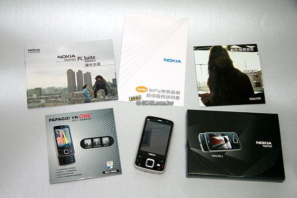 500萬畫素＋衛星導航 Nokia N96 開箱實測