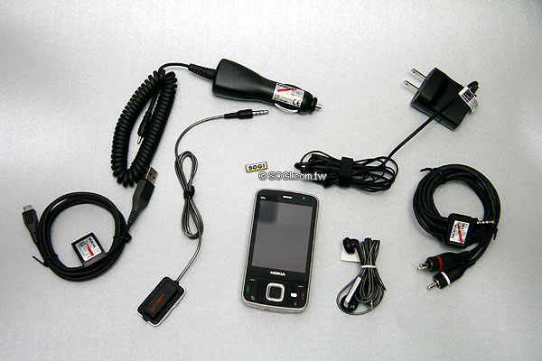 500萬畫素＋衛星導航 Nokia N96 開箱實測