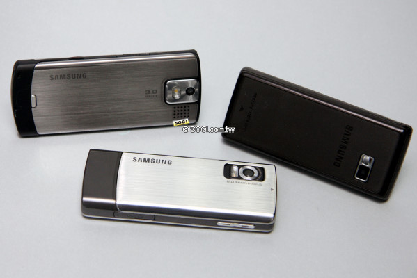 直立金屬三兄弟!Samsung U808、L708、M158 直立金屬三兄弟!Samsung U808、L708、M158