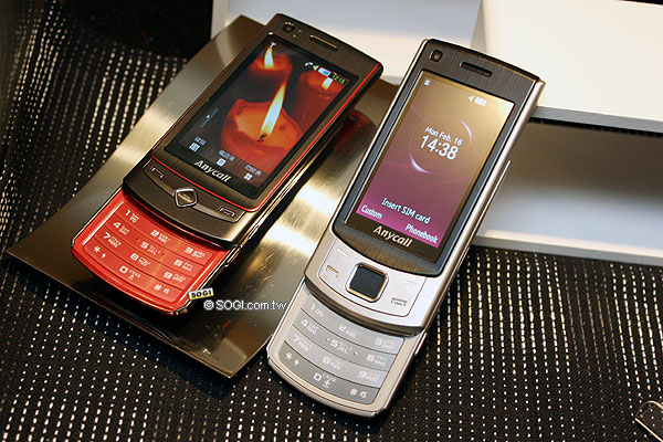 【MWC 2009】三星S8300、S7350 薄型滑蓋典範 【MWC 2009】三星S8300、S7350 薄型滑蓋典範